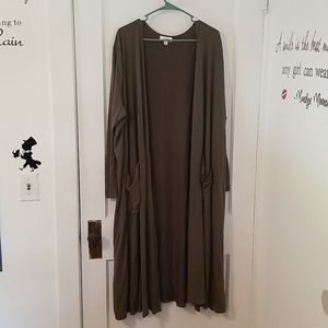 LuLaRoe olive green Sarah (Size 3X)